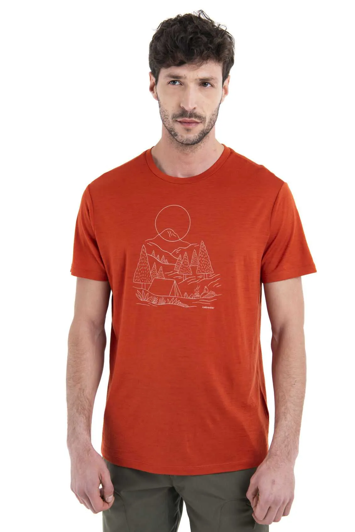 Mens Merino 150 Tech Lite III T-Shirt Sunset Camp