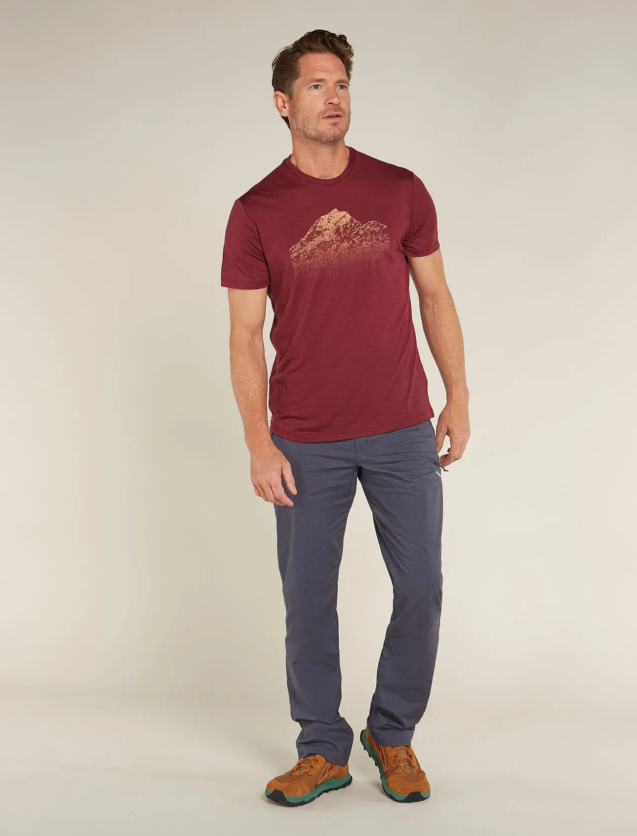 Mens Merino 150 Tech Lite SS T-Shirt Rising Light