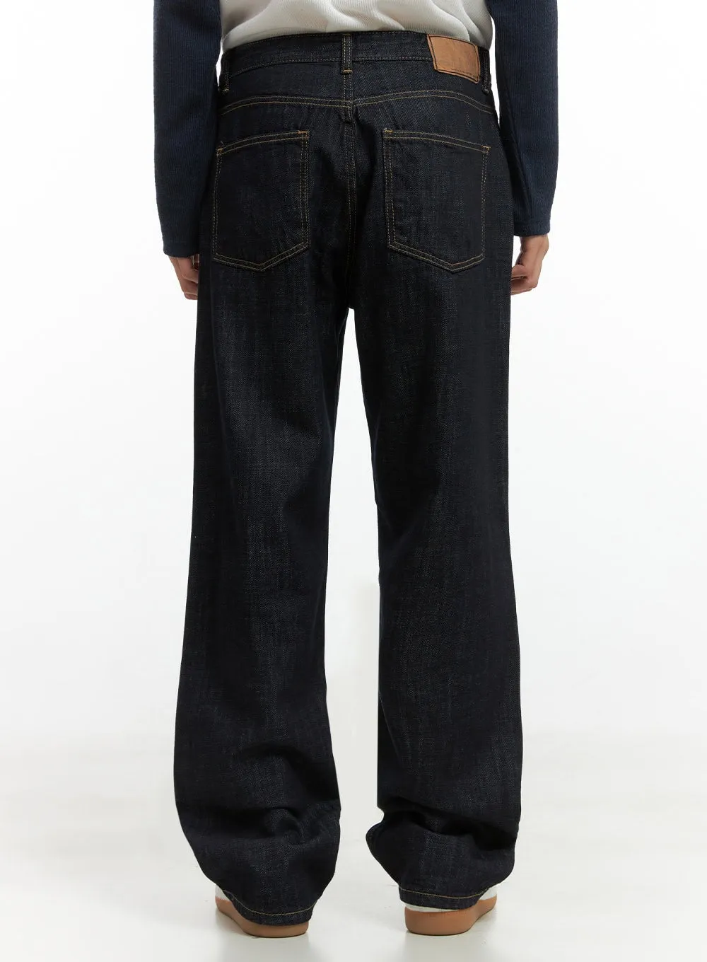 Men's Refined Wide Fit Denim Jeans IO417