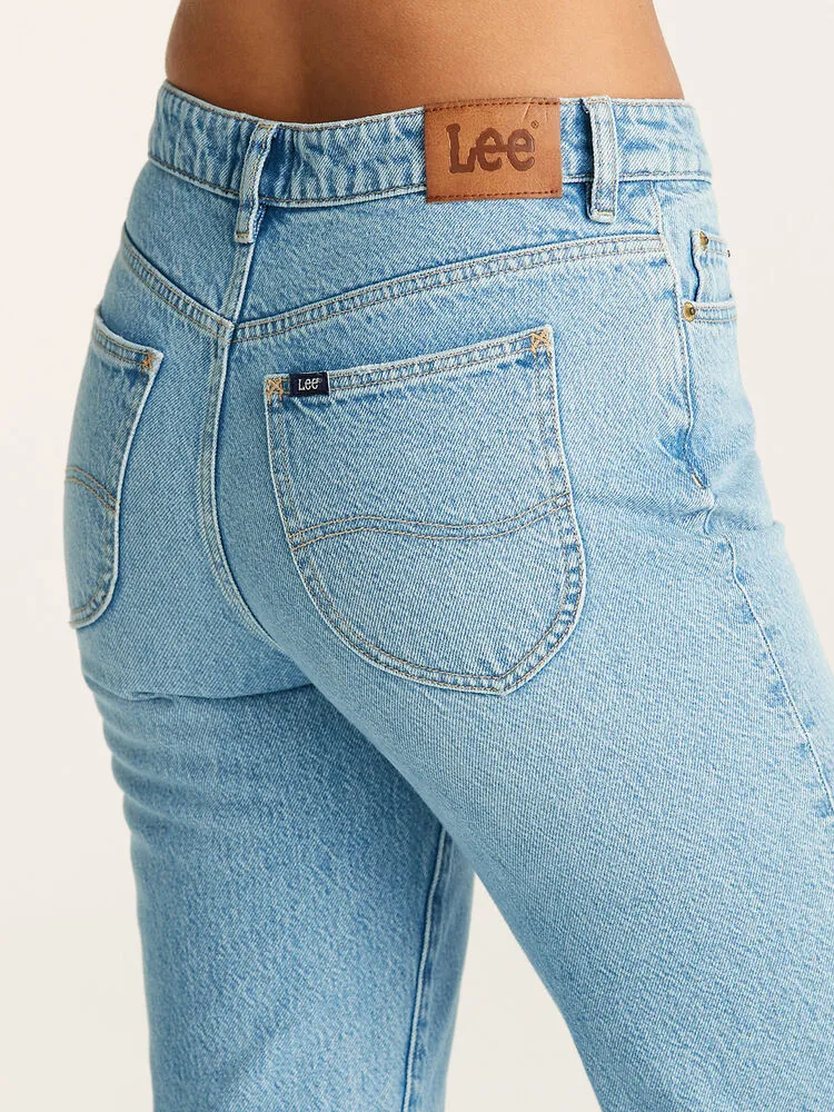 Mid Slim Straight Jean - Lafayette Blue