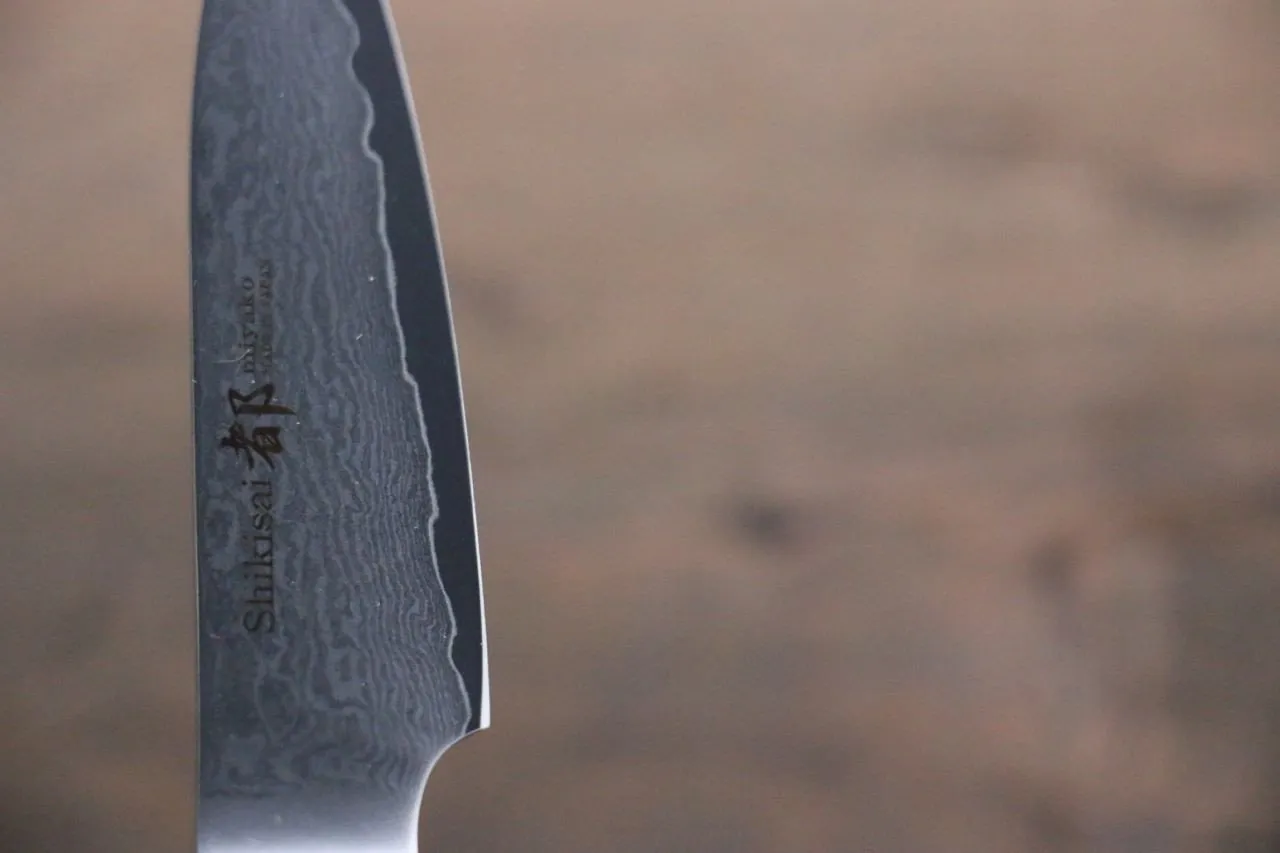 Miyako AUS8 33 Layer Damascus Paring 85mm