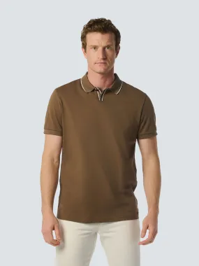 Modern Polo with Refined Collar and Elegant Finish | Brown