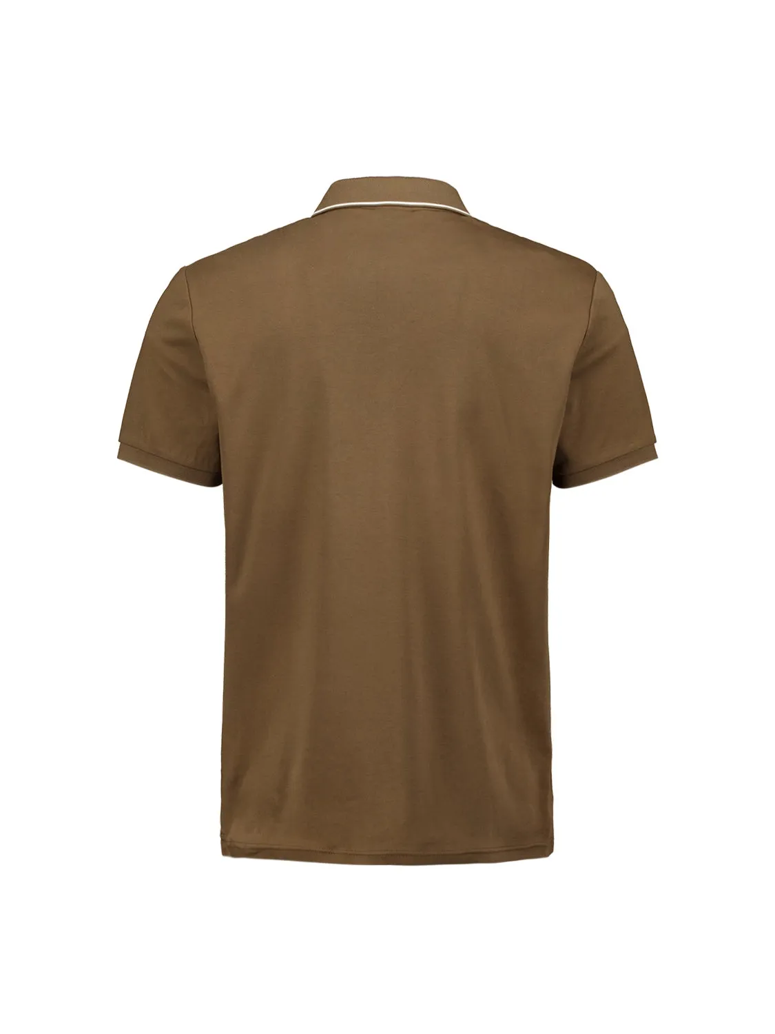 Modern Polo with Refined Collar and Elegant Finish | Brown