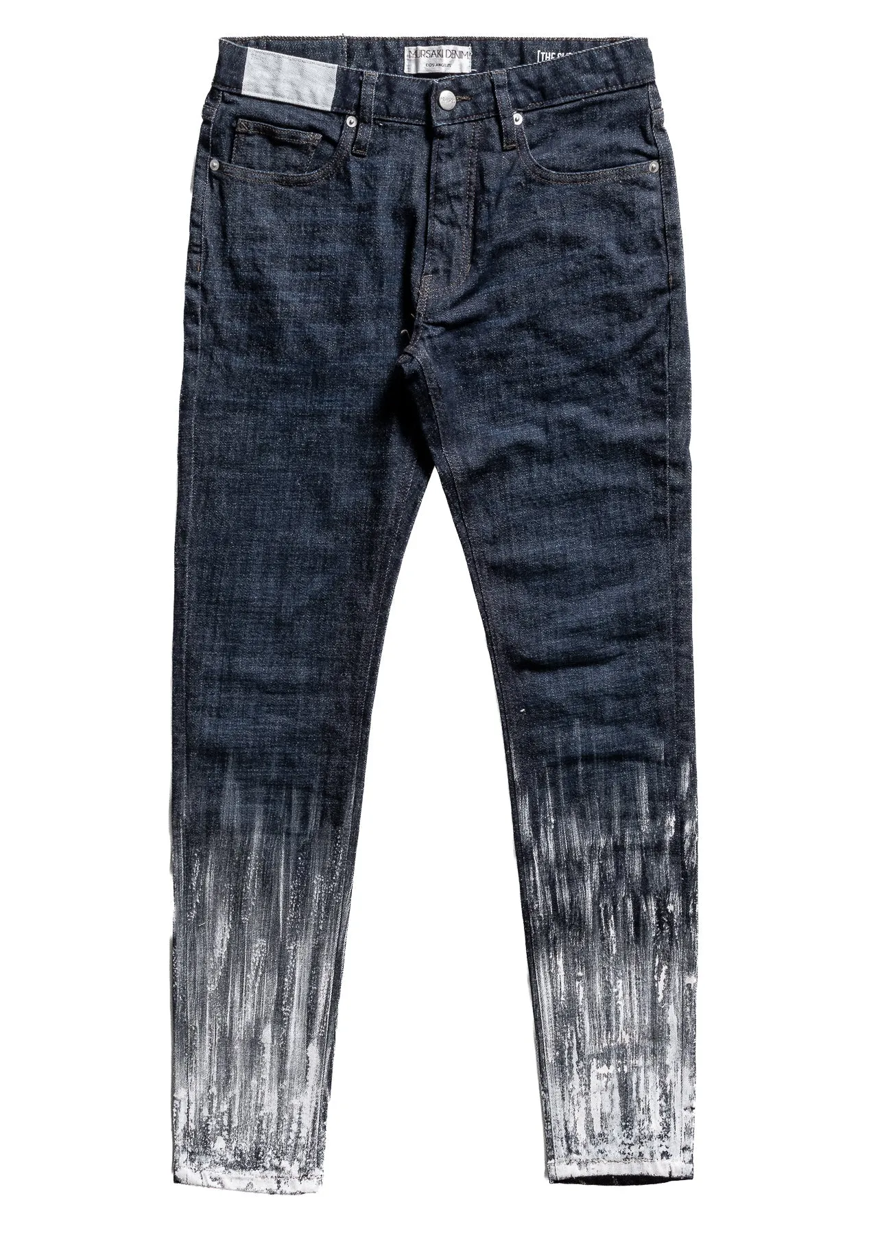 Mursaki Denim Strié Gradient Jean 340-108DB (Rinse Indigo/White)