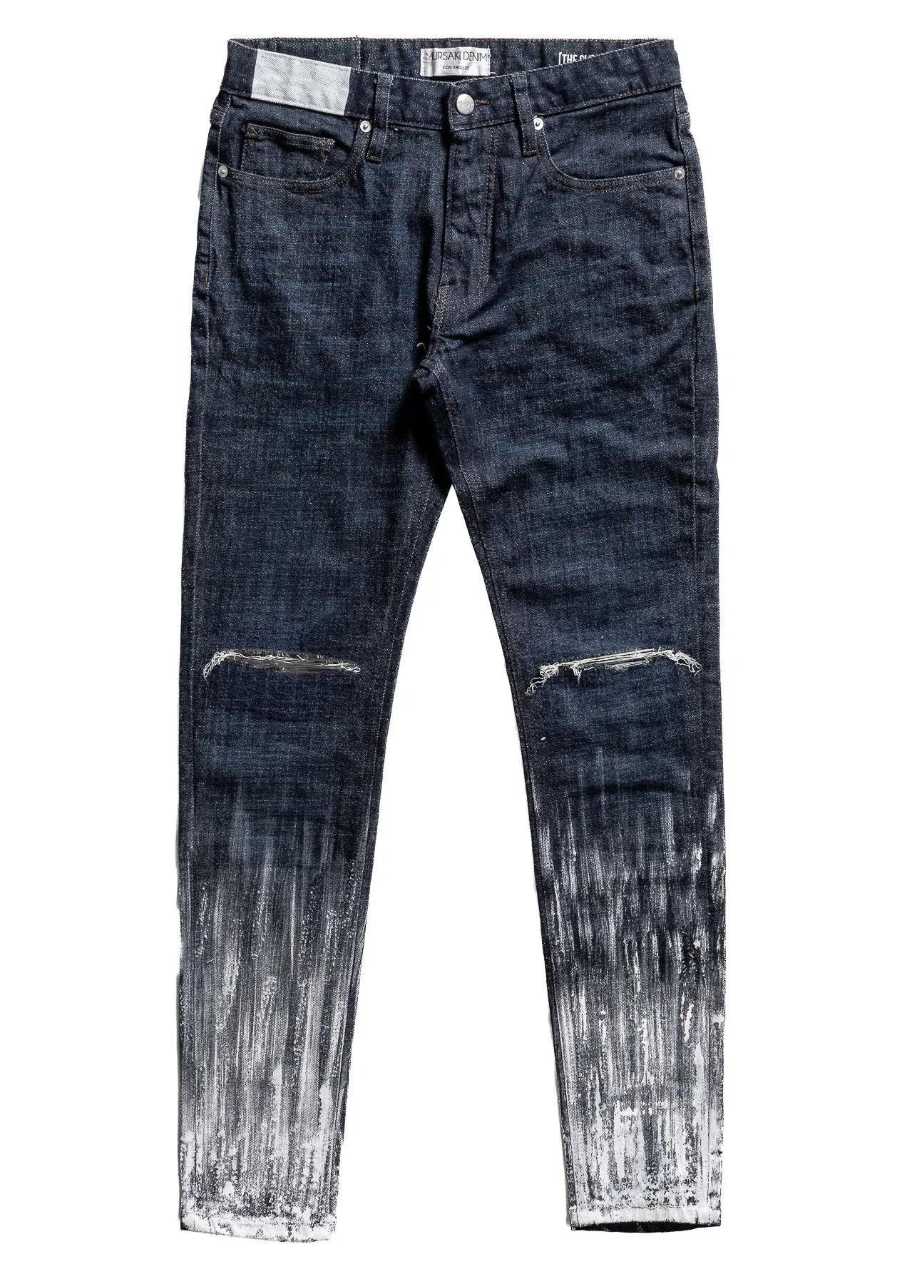 Mursaki Denim Strié Gradient Jean 340-108DB (Rinse Indigo/White)