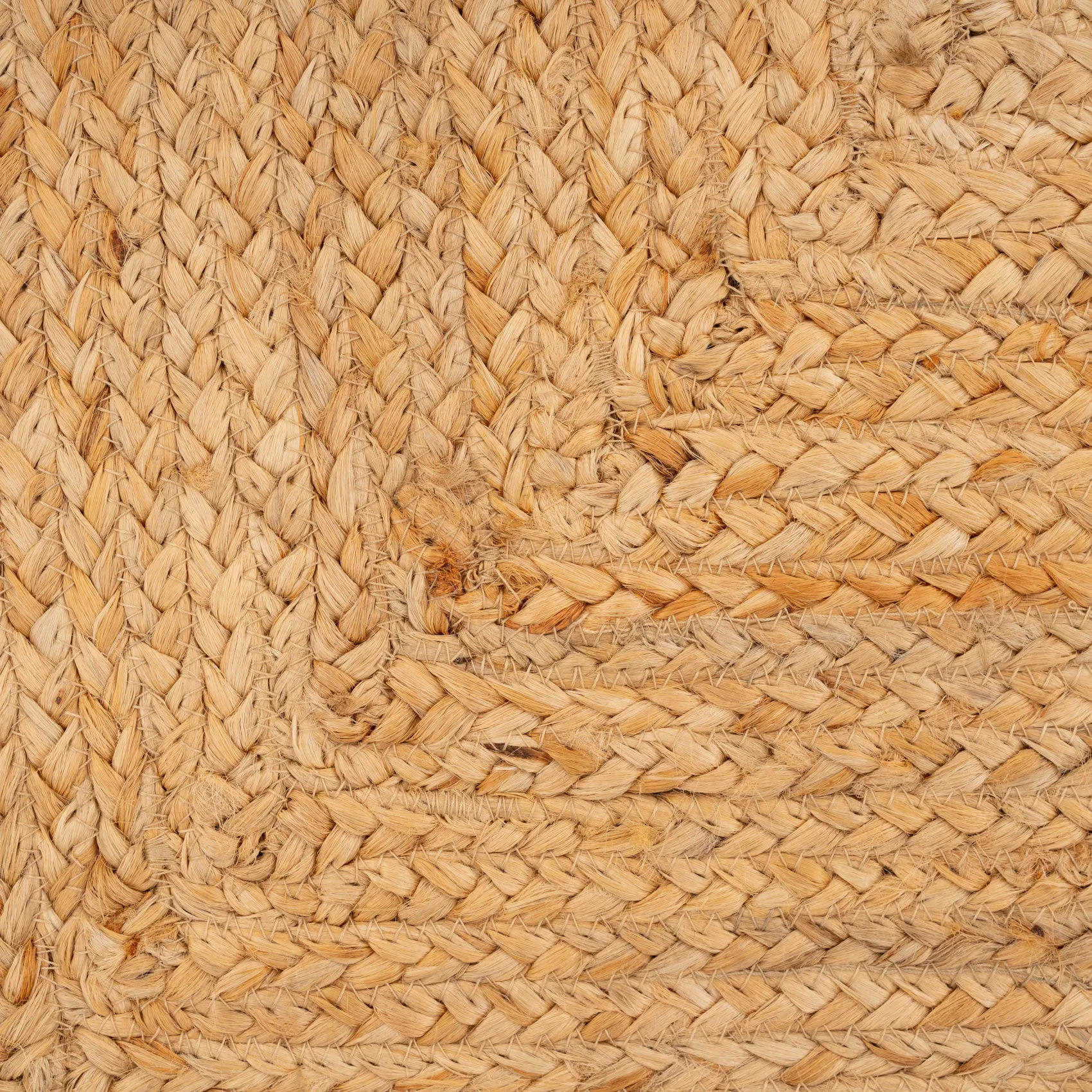 Natural Rustic Braided Jute Rug - Althea
