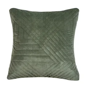 Navarro Olive Square Cushion by Bianca