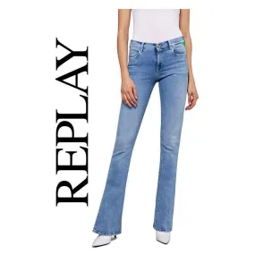 NWT - Replay Italy 'Stella Flare  Denim Jeans RRP $265.00- Size 29