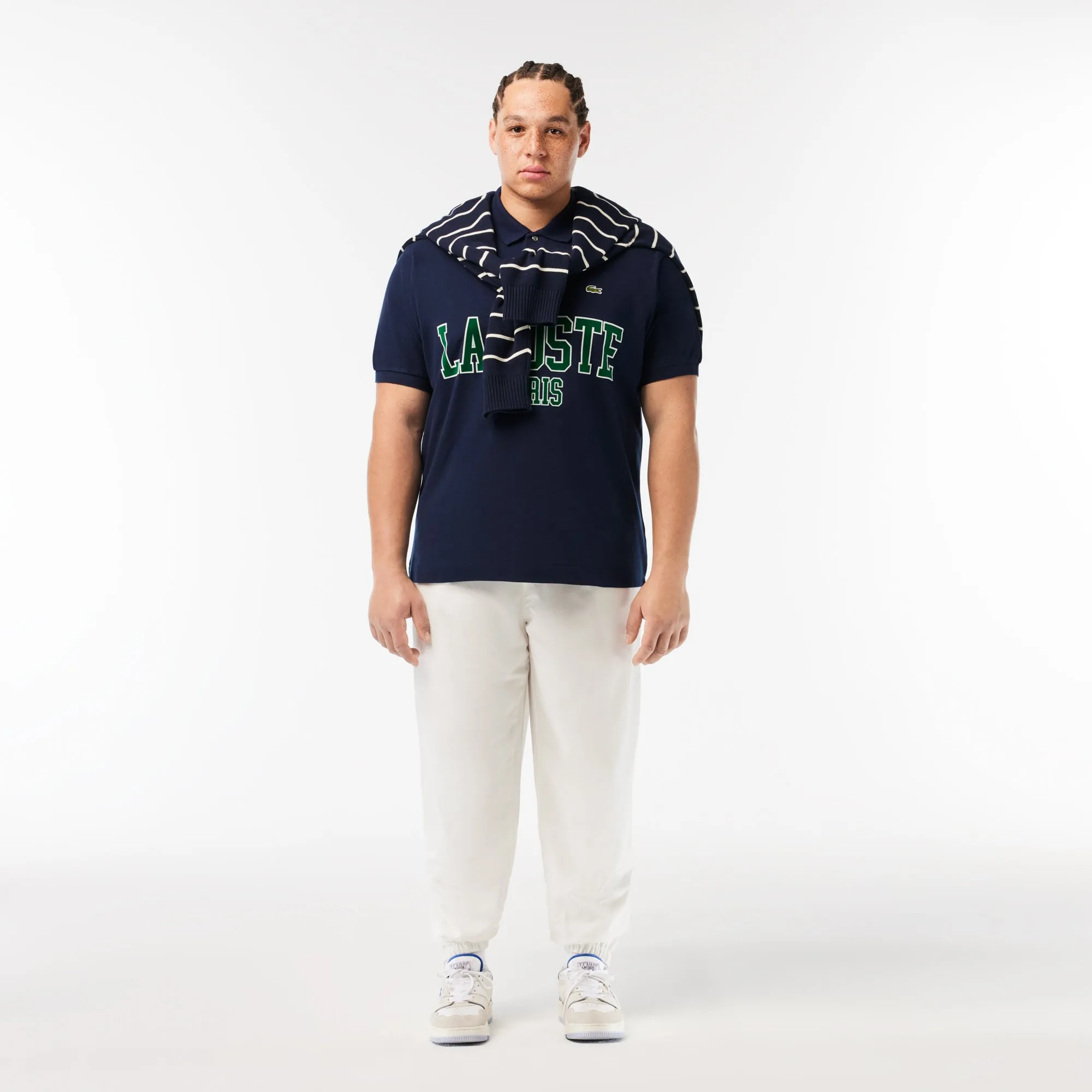 Original L.12.12 Lacoste Flocked Pique Polo Shirt