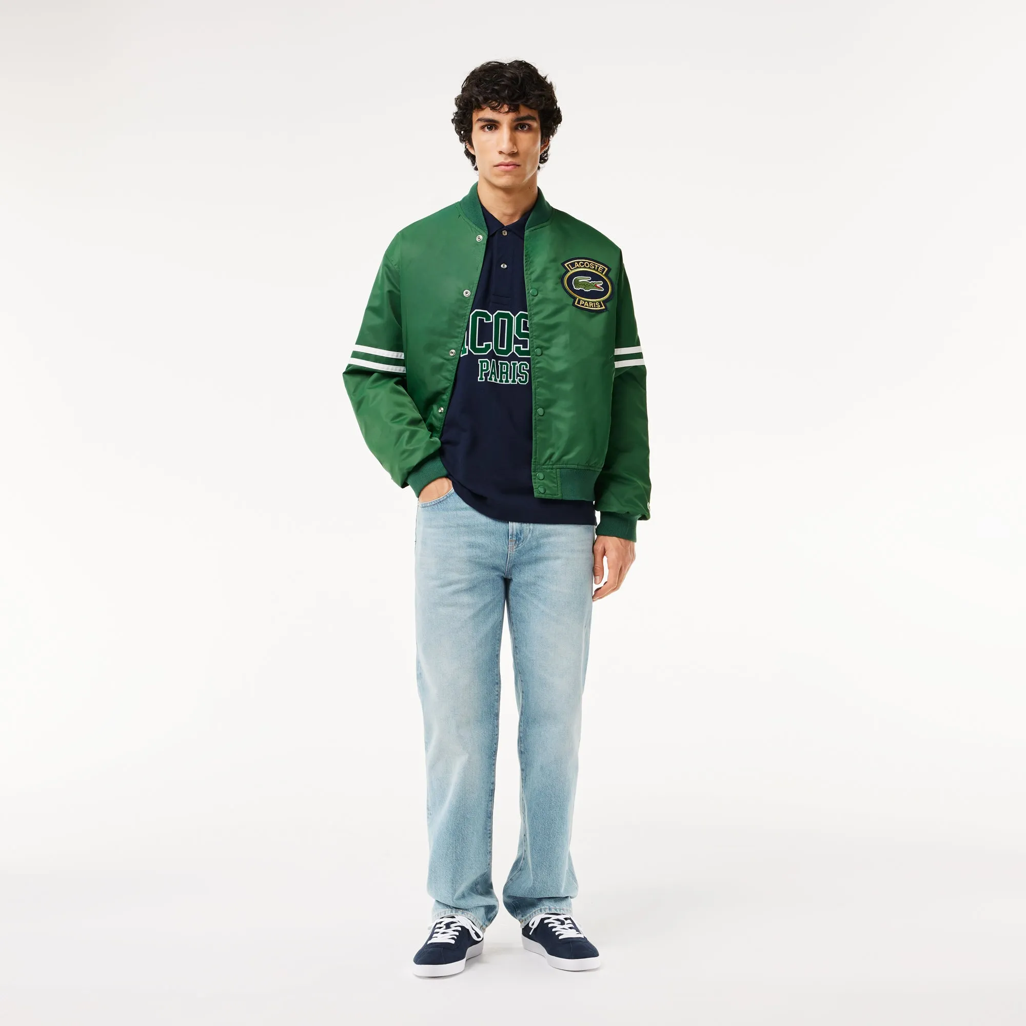Original L.12.12 Lacoste Flocked Pique Polo Shirt