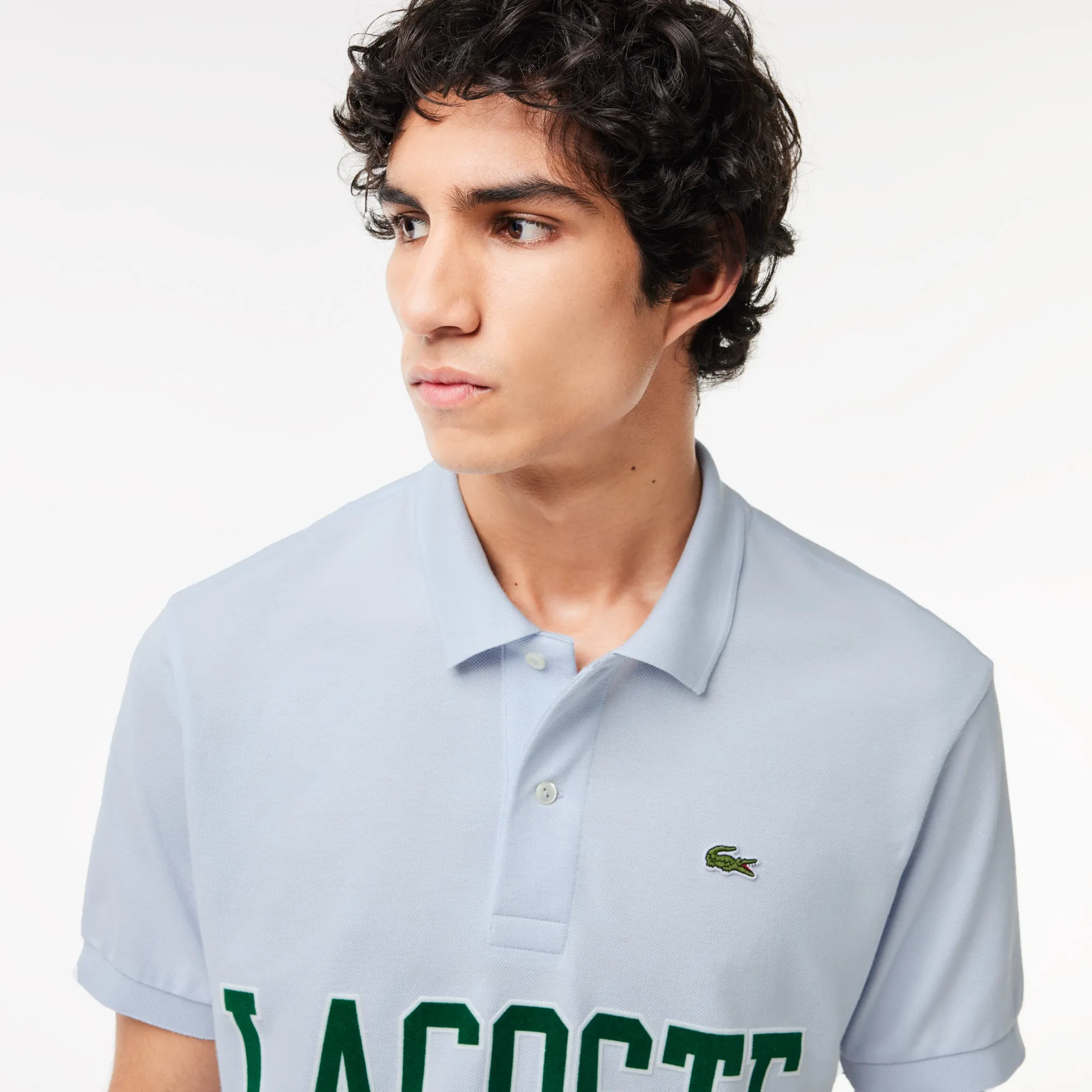 Original L.12.12 Lacoste Flocked Pique Polo Shirt
