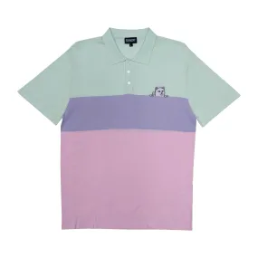 Peek A Nermal Knitted Polo (Multi)