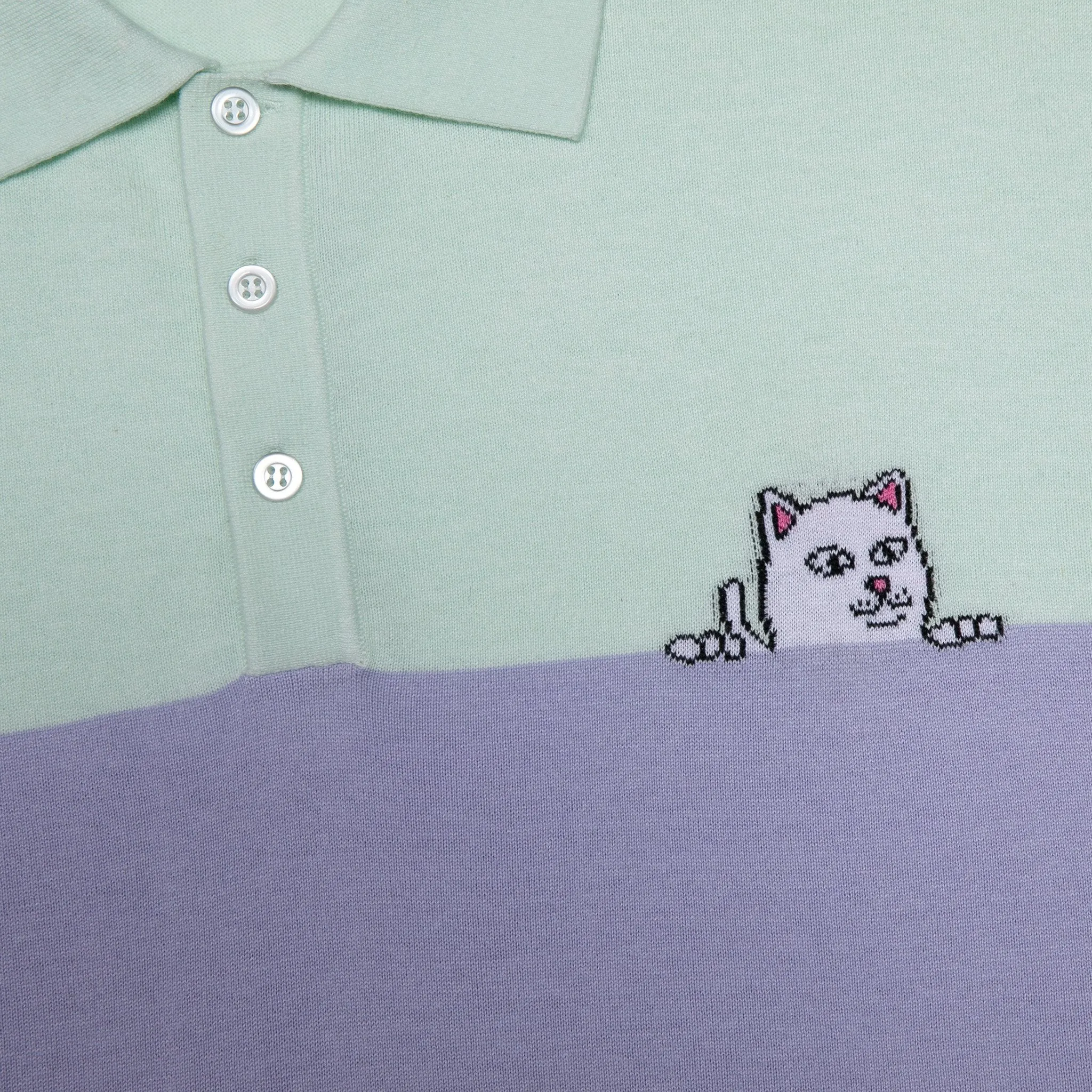 Peek A Nermal Knitted Polo (Multi)