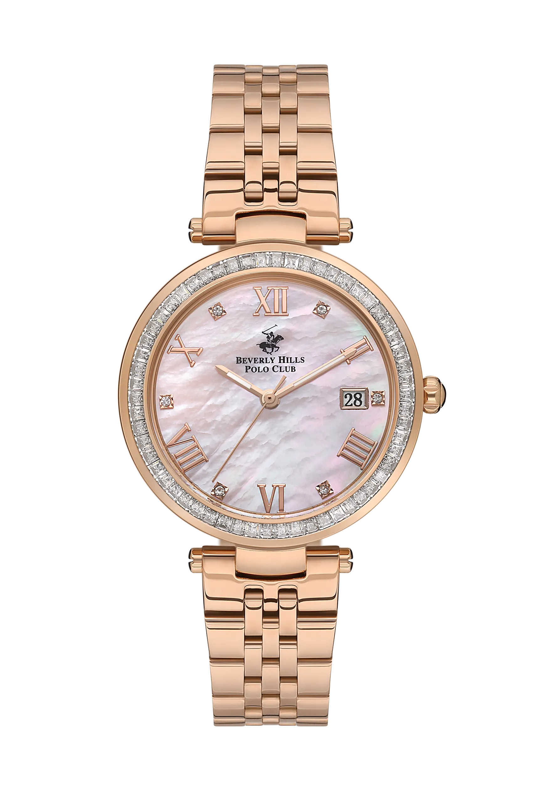 Polo - BP3583X.480 Ladies 3 Hands - Date Pink Dial Ceramic Sapphire Coated Glass