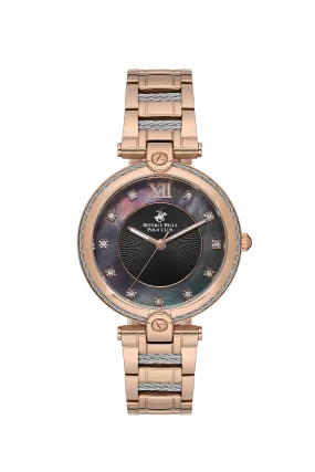 Polo - BP3585X.420 Ladies 3 Hands Black Dial Ceramic Sapphire Coated Glass