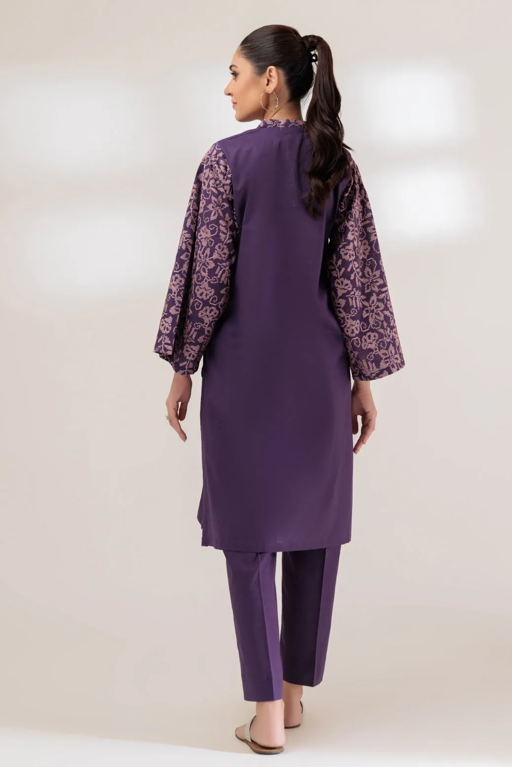 PURPLE-CAMBRIC-2 PIECE (BSAS232P21)