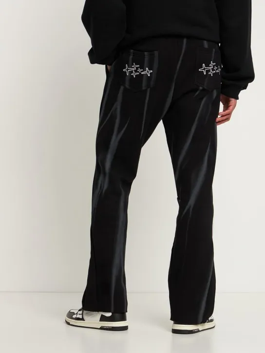 Retrovert   Washed flared sweatpants 