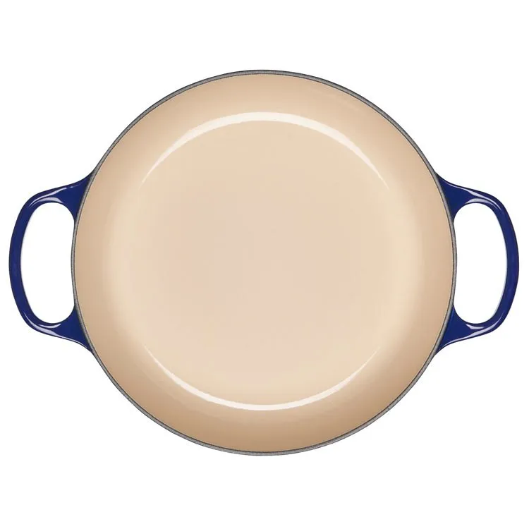 Signature 2.25-Quart Cast Iron Braiser with Stainless Steel Knob - Indigo