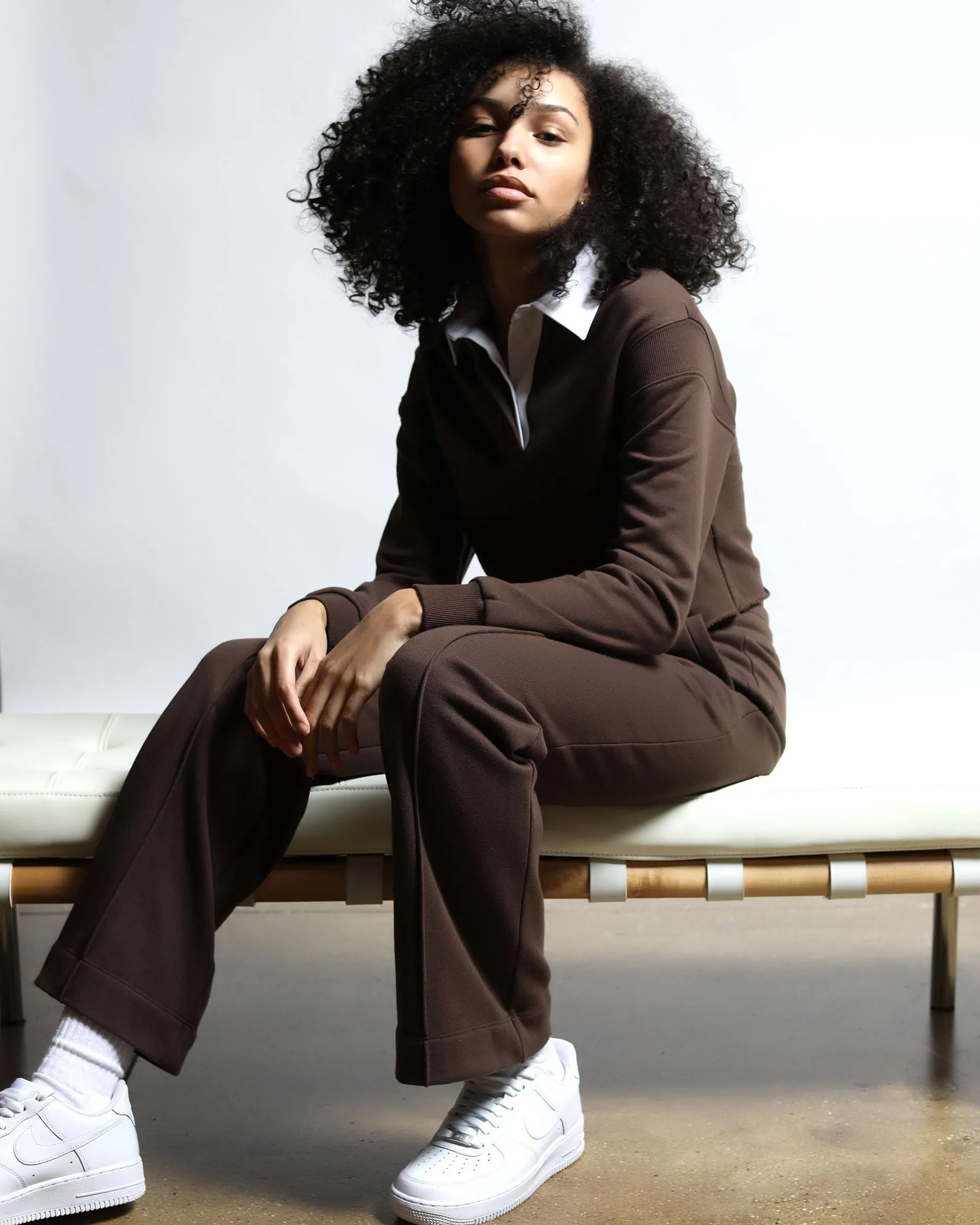 Sunnyside Terry Wide Leg Sweatpants (FINAL SALE)