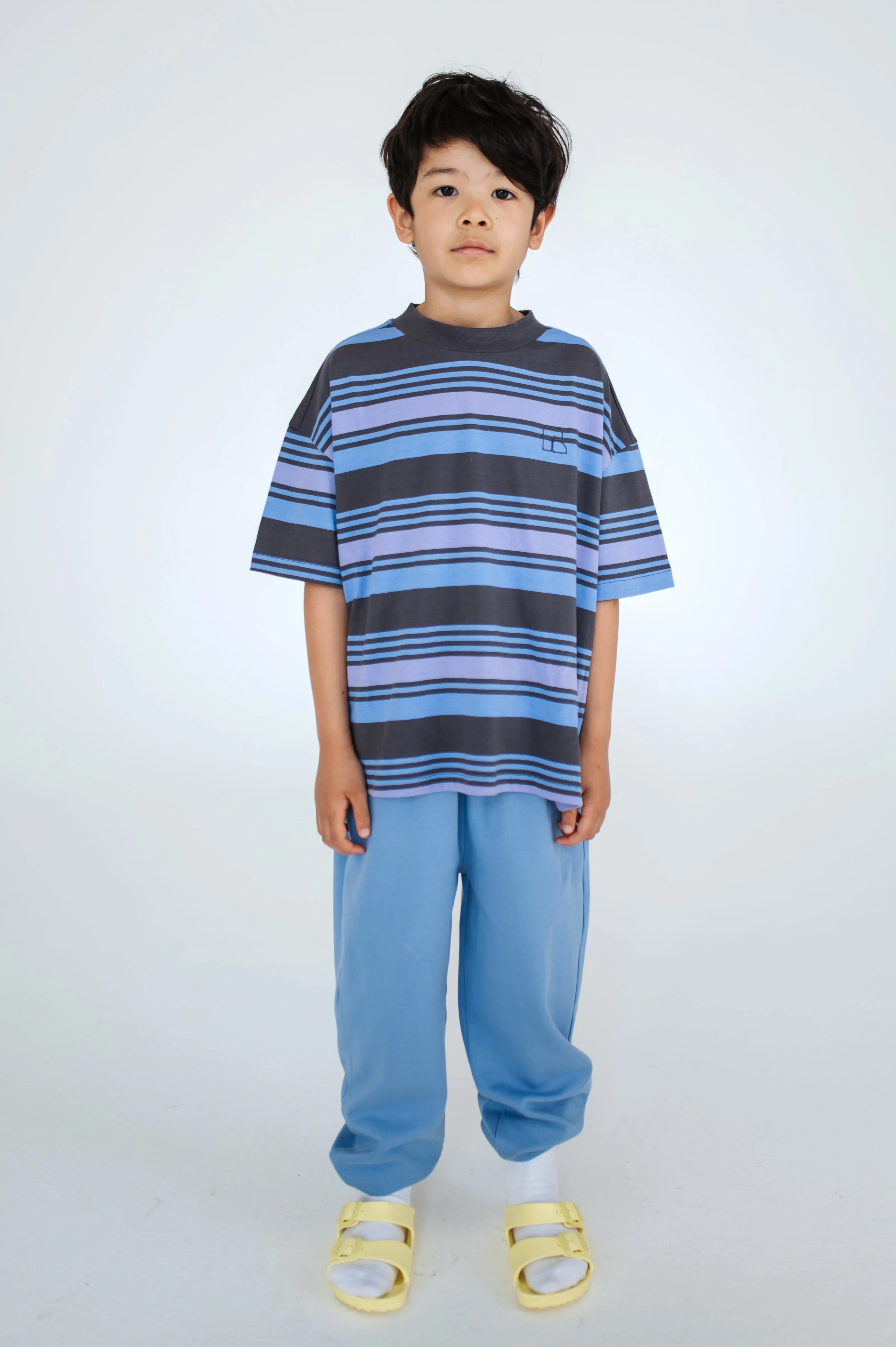 sweatpants - silver lavender blue
