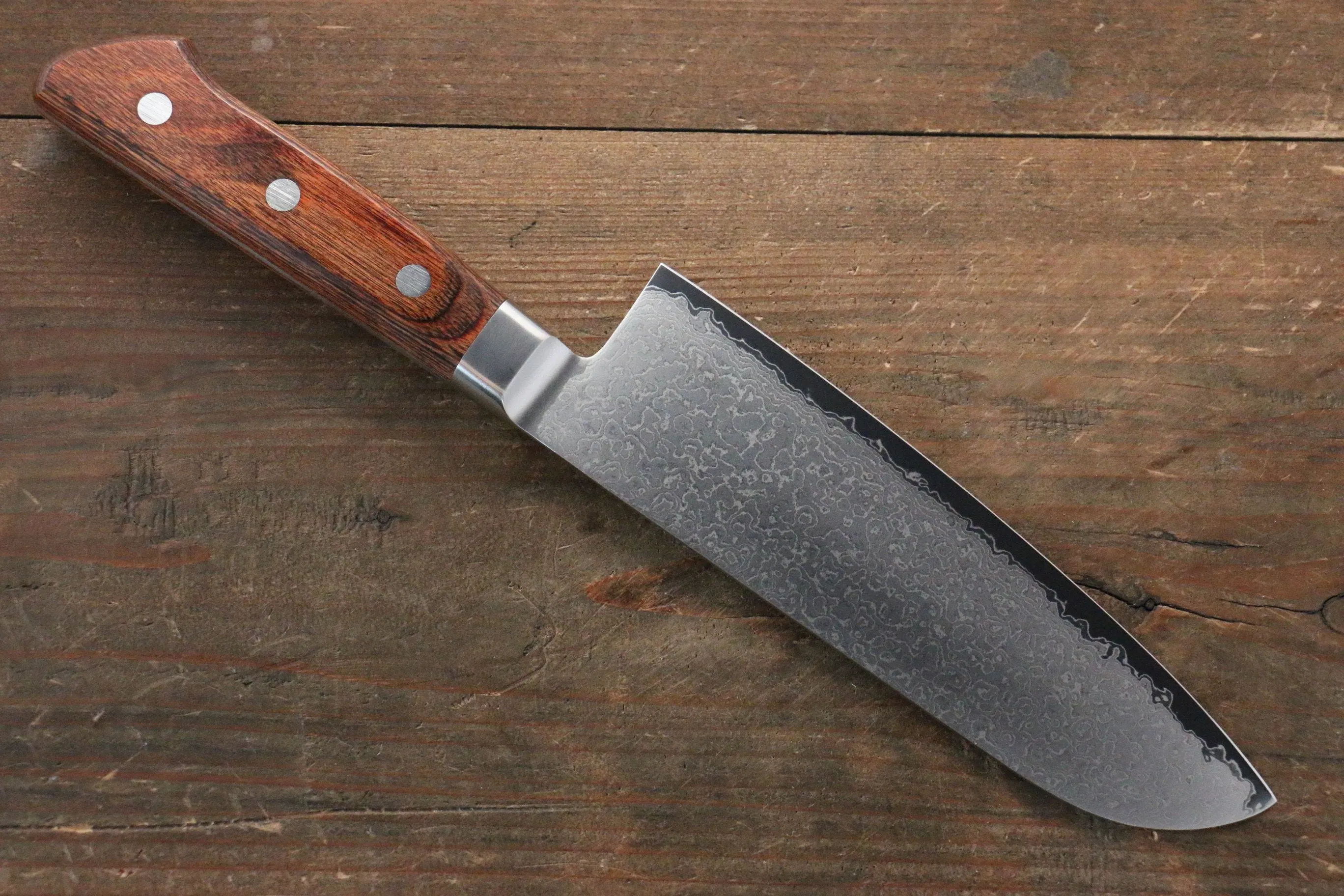Tamahagane Kyoto 63 Layer Damascus Santoku 160mm KP-1115