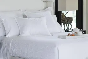 Tessa White Coverlet & Pillows by Lili Alessandra