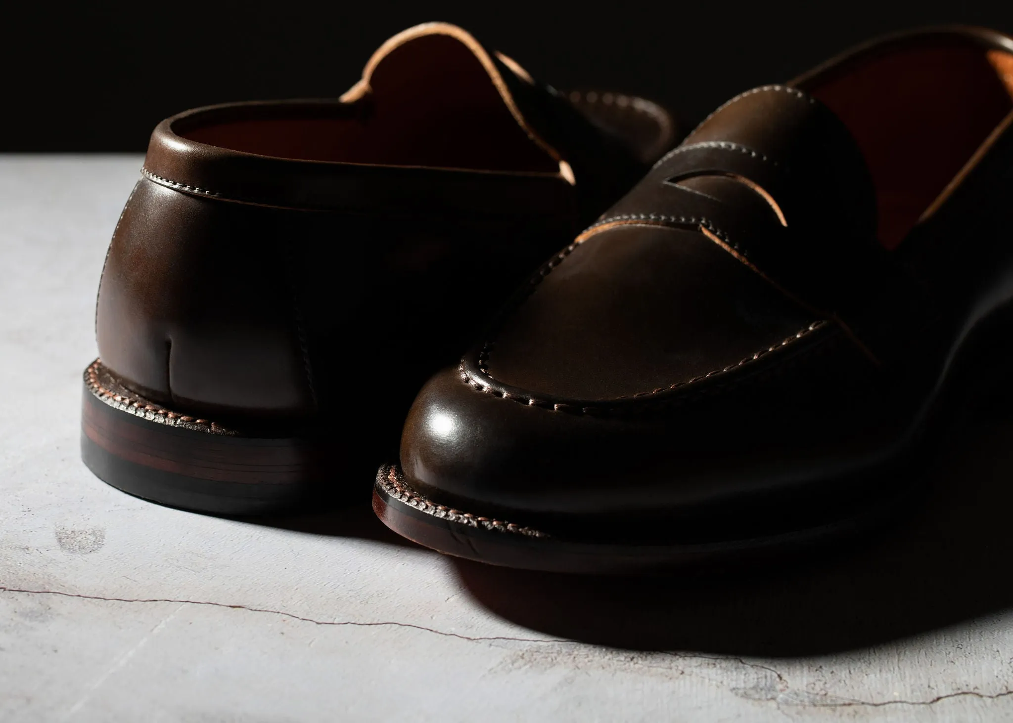 Traveler Penny Maduro Shell Cordovan