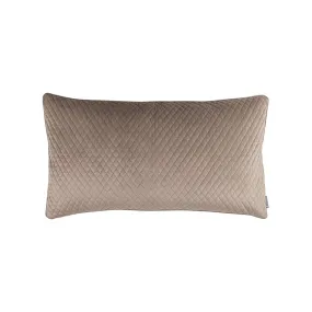 Valentina Buff Large Quilted Pillow by Lili Alessandra