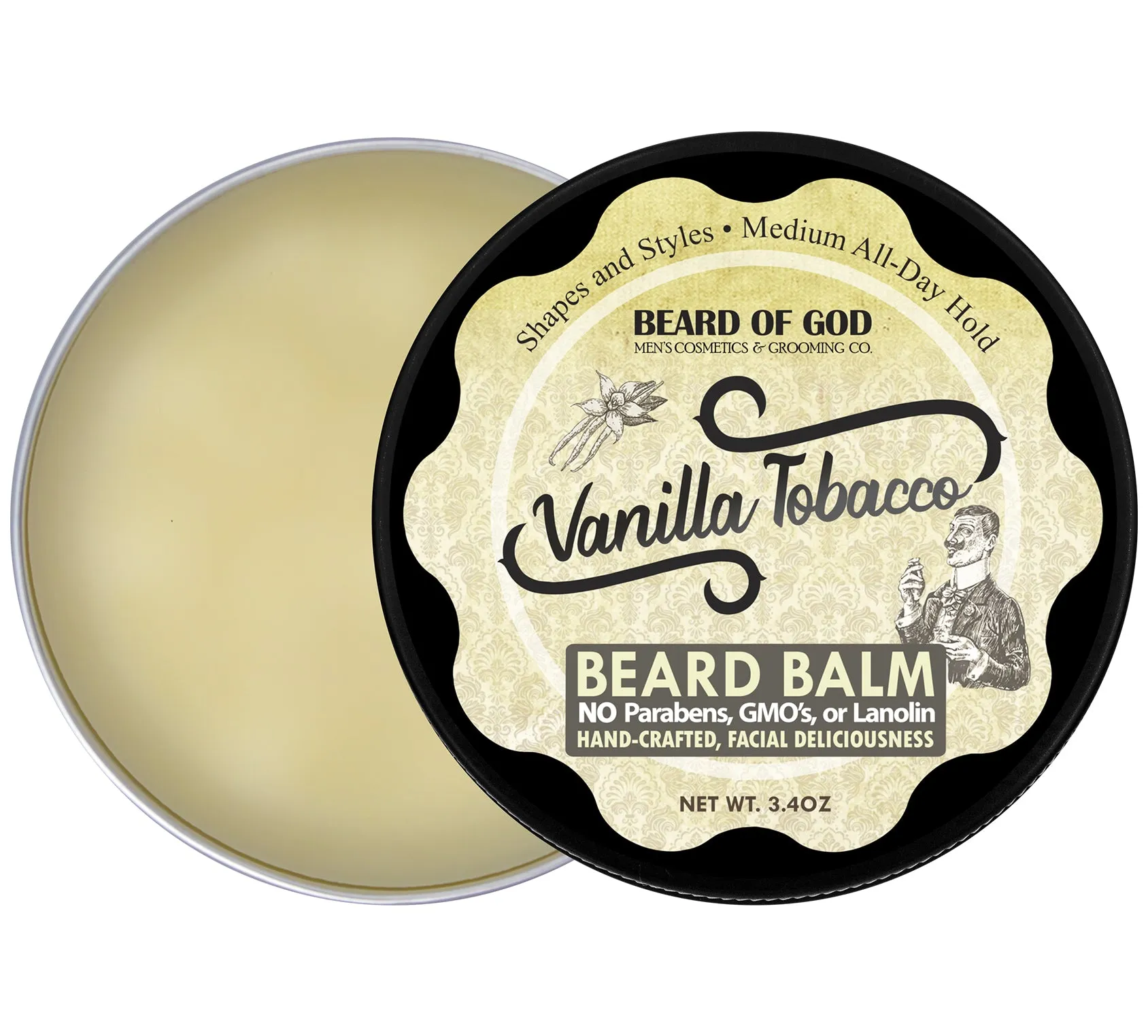 Vanilla Tobacco Crafted & Poured Beard Balm