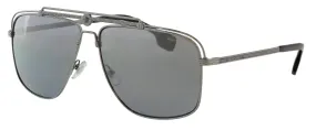 Versace 0VE2242 1001Z361 Full Rim Gunmetal Aviator Sunglasses